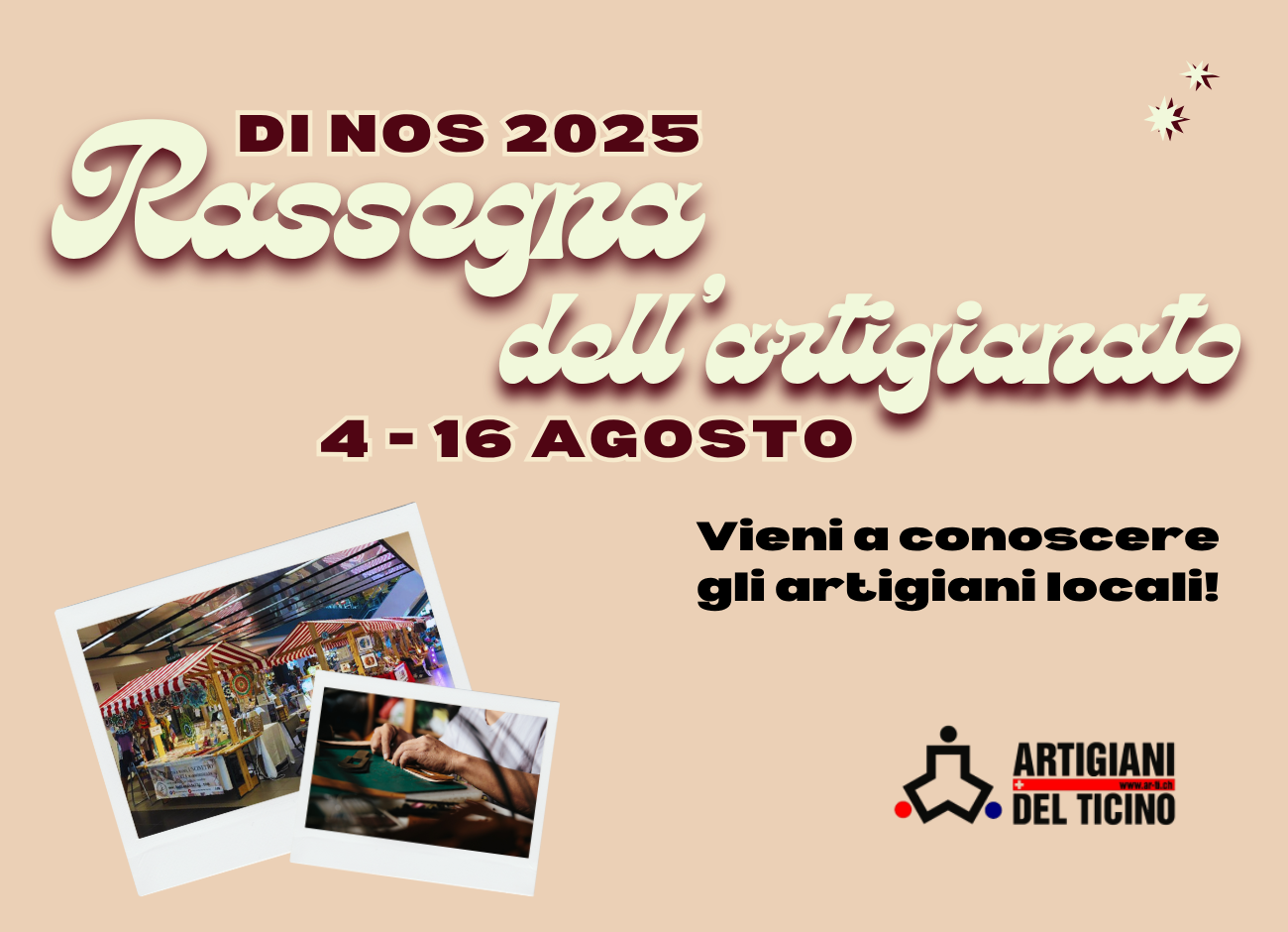 Rassegna dell artigianato dal 4 al 16 agosto